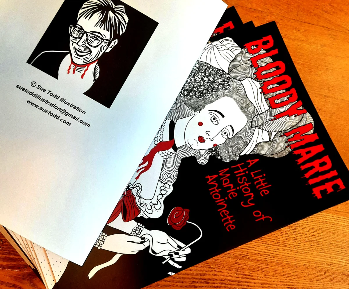 Sue Todd’s Six-Page Marie Antoinette Graphic Novel Brings Linocut Thinking to Digital Ink