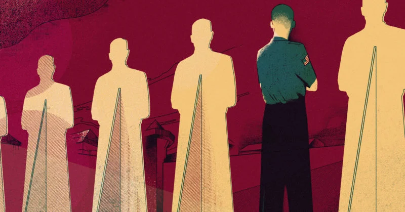 Work Showcase: Juan Bernabeu, The Marshall Project. Salzman International, Directory of Illustration