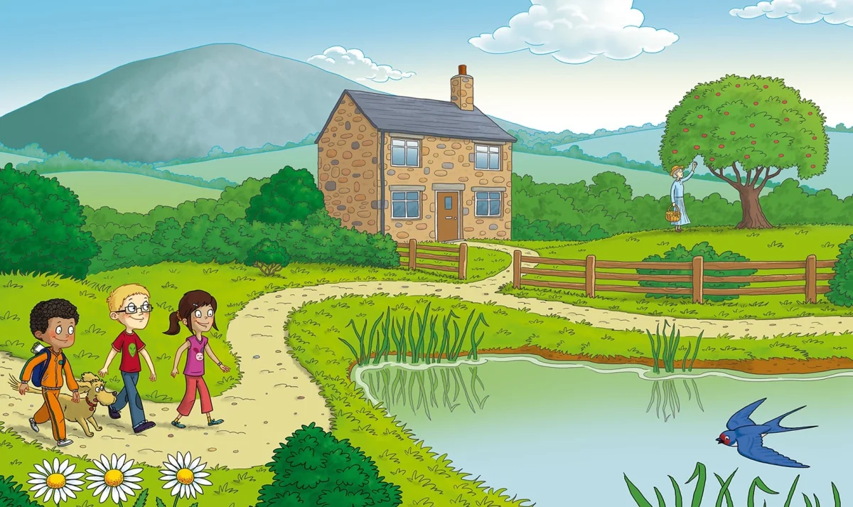 Robin Davies Illustration of springtime and nature
