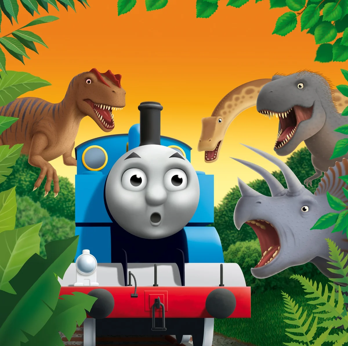 Robin Davies illustration of Thomas the train