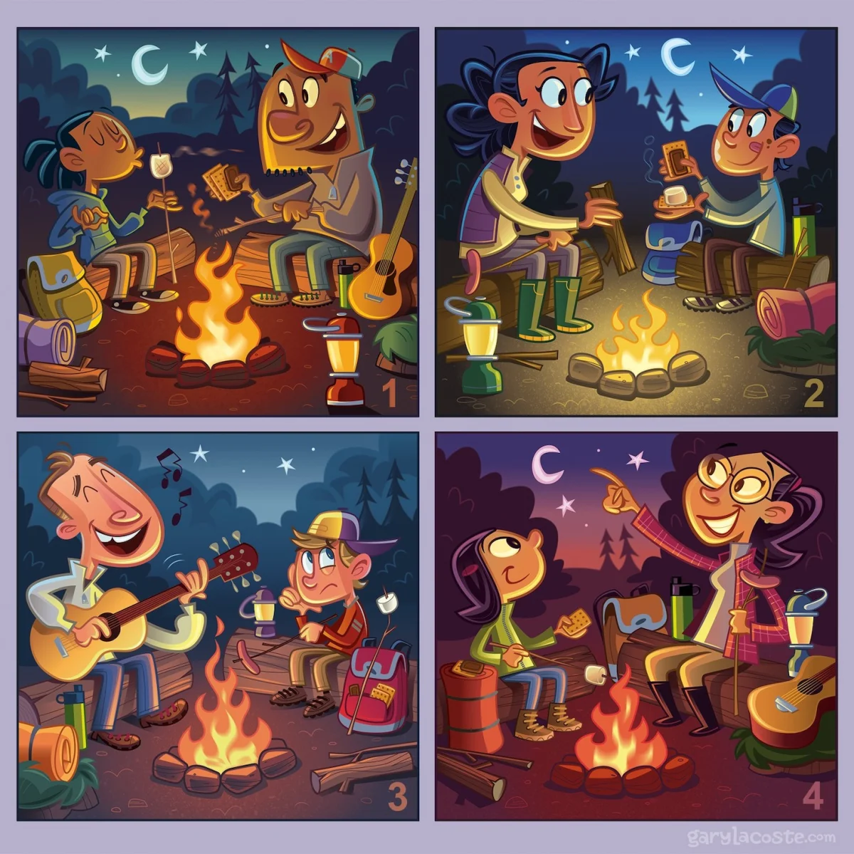 Gary LaCoste Character Art Illustration