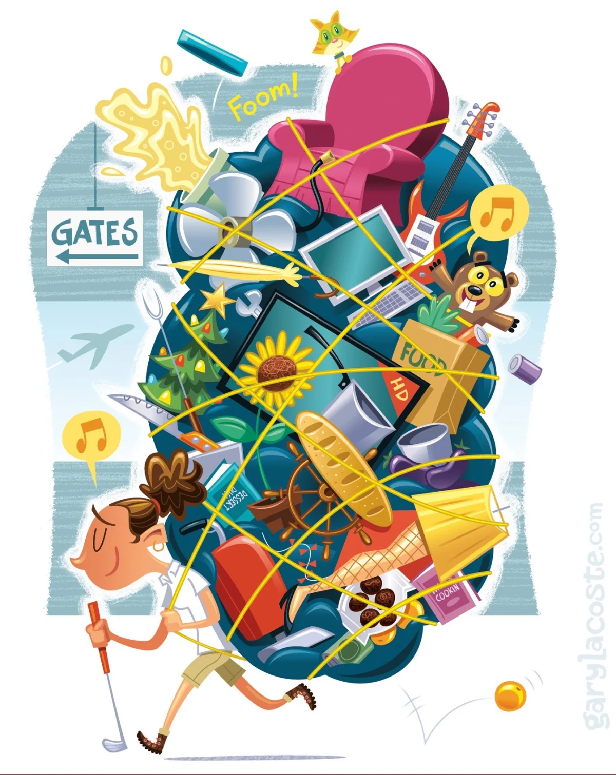 Gary LaCoste Character Art Illustration