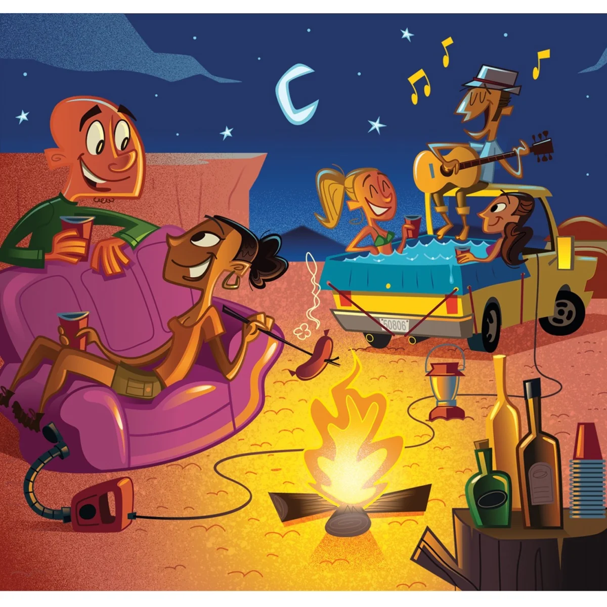 Gary LaCoste Character Art Illustration