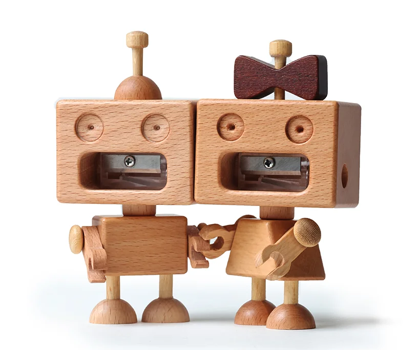 Robot And Roboni Pencil Sharpener by Carpenter Brother and Sister