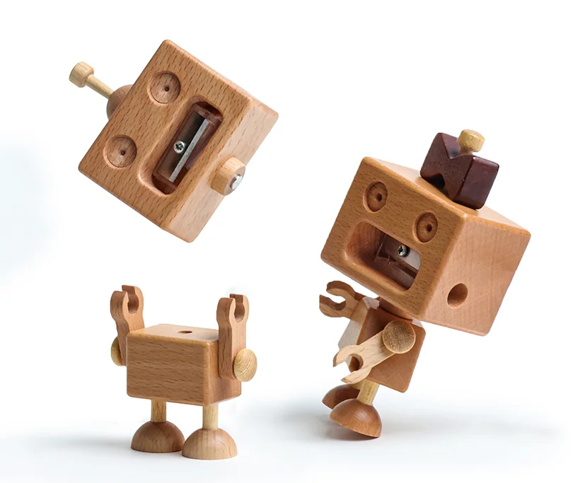 Robot And Roboni Pencil Sharpener by Carpenter Brother and Sister