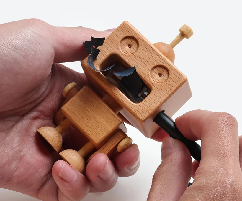 Robot And Roboni Pencil Sharpener by Carpenter Brother and Sister