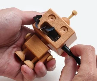 Robot and Roboni Pencil Sharpeners Make a Small Desk Ritual Feel Considered