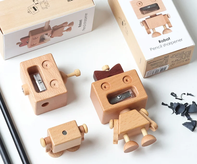 Robot And Roboni Pencil Sharpener by Carpenter Brother and Sister