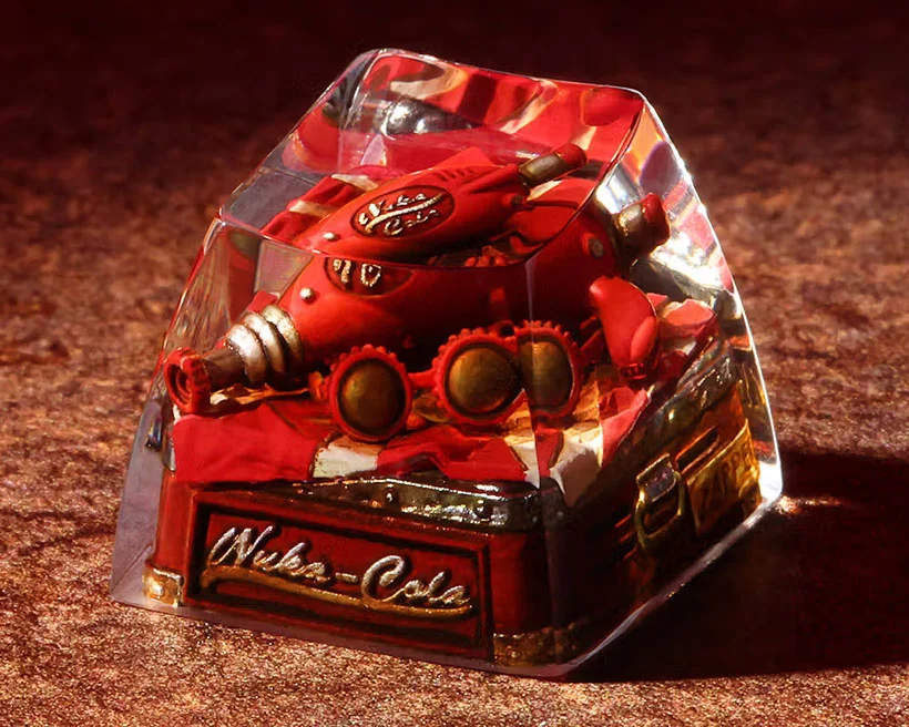 Drop x Fallout Nuka-Cola Artisan Keycaps