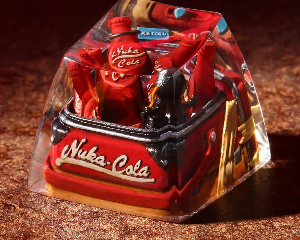 Drop x Fallout Nuka-Cola Artisan Keycaps