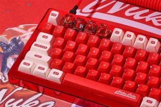 Drop x Fallout Nuka-Cola Artisan Keycaps Turn a Keyboard Into a Glowing Wasteland Display