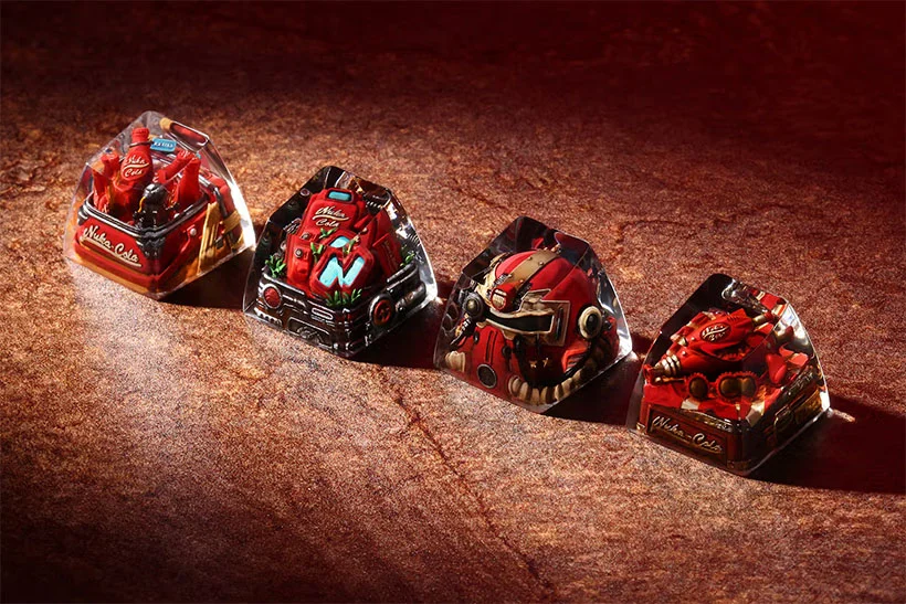 Drop x Fallout Nuka-Cola Artisan Keycaps