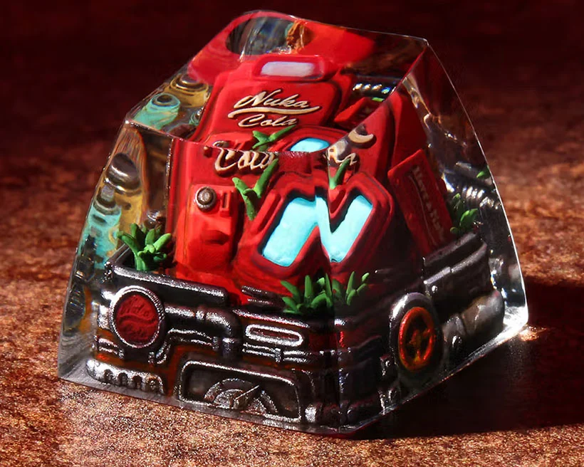 Drop x Fallout Nuka-Cola Artisan Keycaps