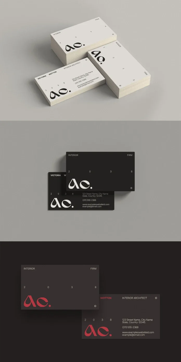 RedGiant’s Minimal InDesign Business Card Template Keeps the Focus on Type and Print