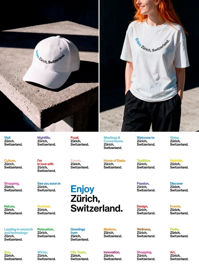Zurich Tourism’s New Brand Adds “Enjoy” to Its 2017 Identity