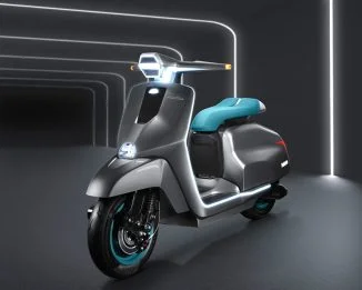 Lambretta Elettra’s Electric Scooter Design Pairs Sculptural Form With Urban Performance
