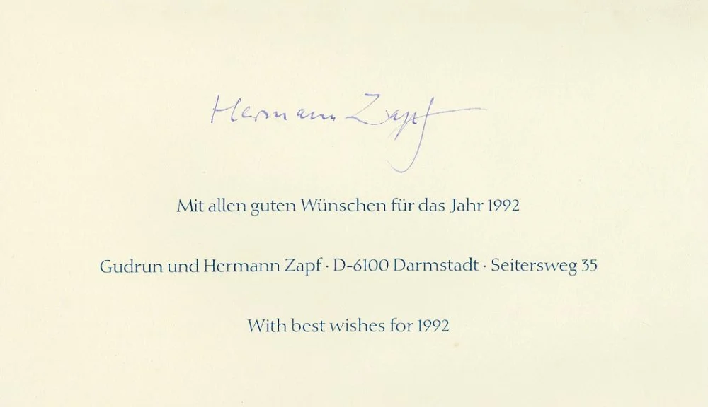 Gudren and Hermann Zapf