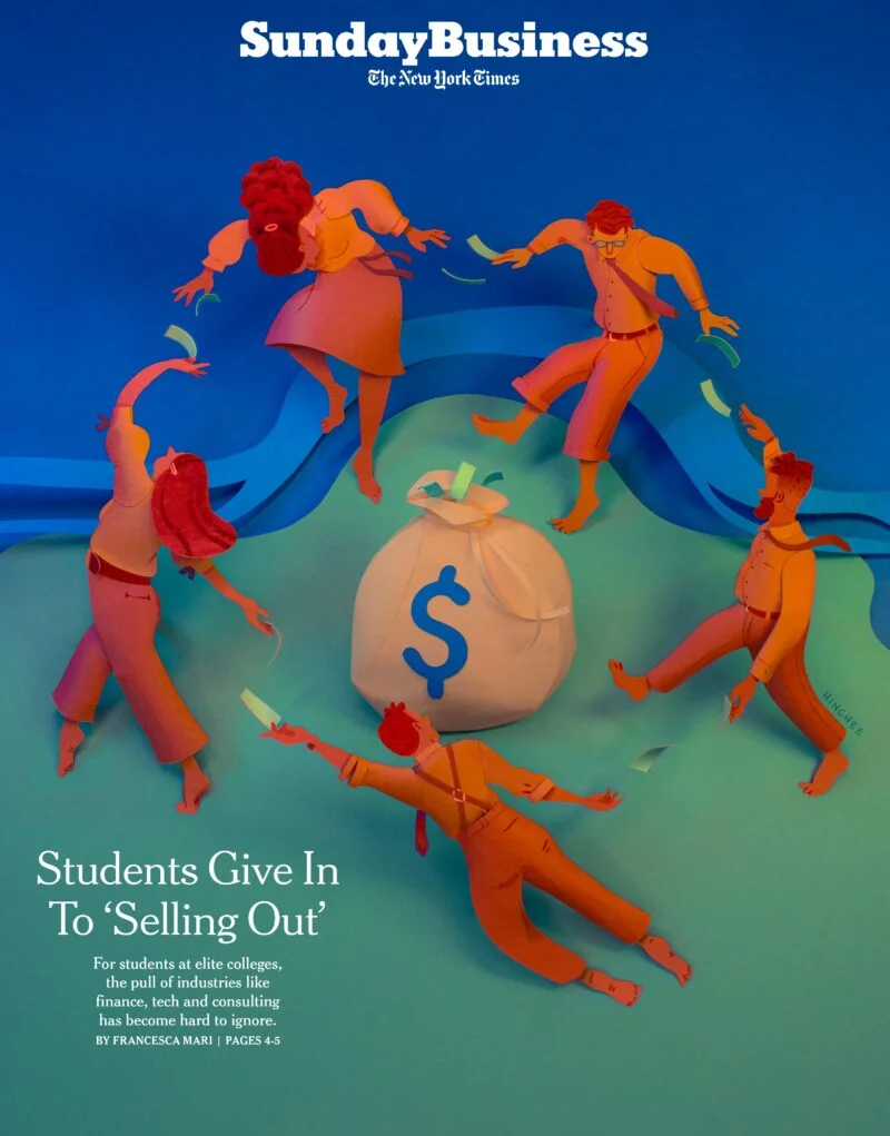 Jeff Hinchee’s New York Times Covers Turn Cut Paper Into 3D Illustration