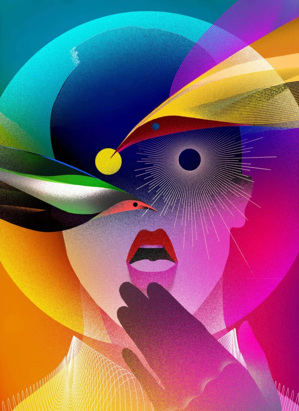 Artwork from the 2024 illustration directory