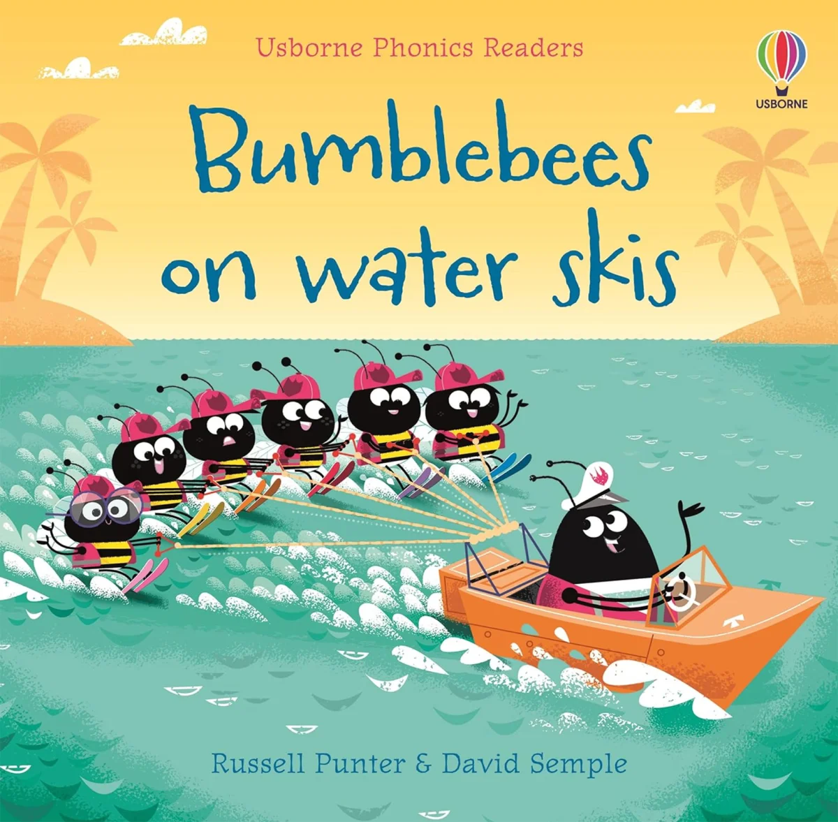 Bumblebees on water skis